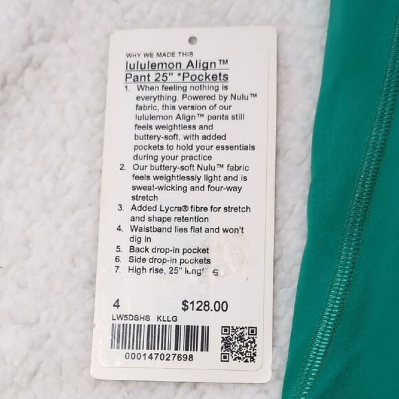 lululemon athletica Ladies Align Leggings 25" Size 4 - Picture 2 of 6